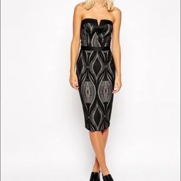 River Island | Dresses | River Island Black Strapless Lace Midi | Poshmark River Island | Dresses | River Island Black Strapless Lace Midi | Poshmark